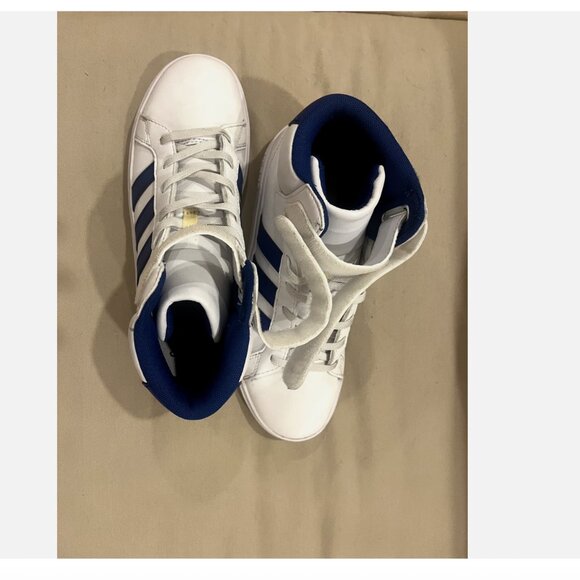 Adidas GRAND COURT blue TENNIS MID SHOES KIDS Size 8.5 womens - Picture 11 of 13